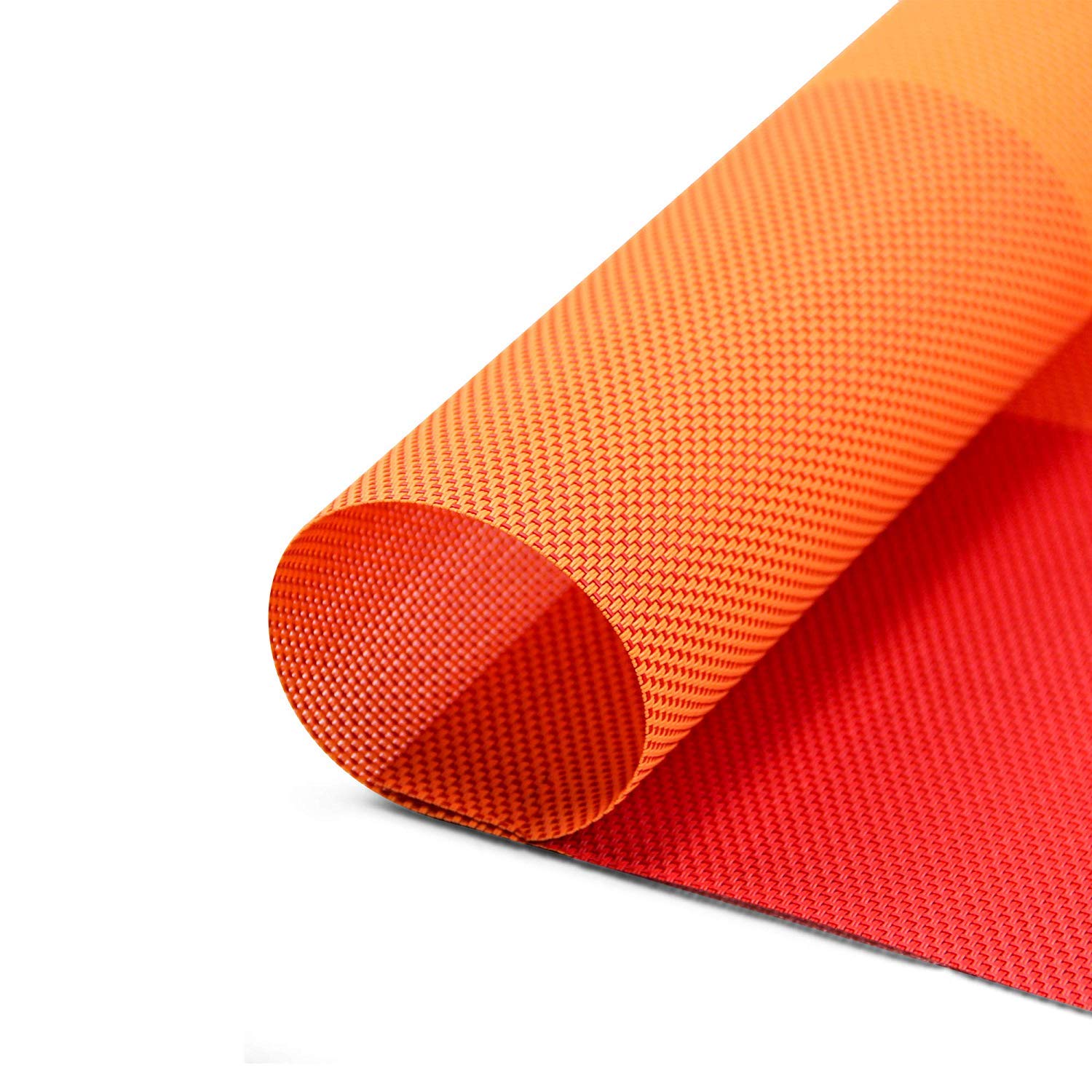 Premium Red Placemats Set of 4 - 17.9 x 11.9 Inch Waterproof & Heat Resistant - Perfect for Dining Table, Kitchen, Party Decor, and Holiday Gatherings