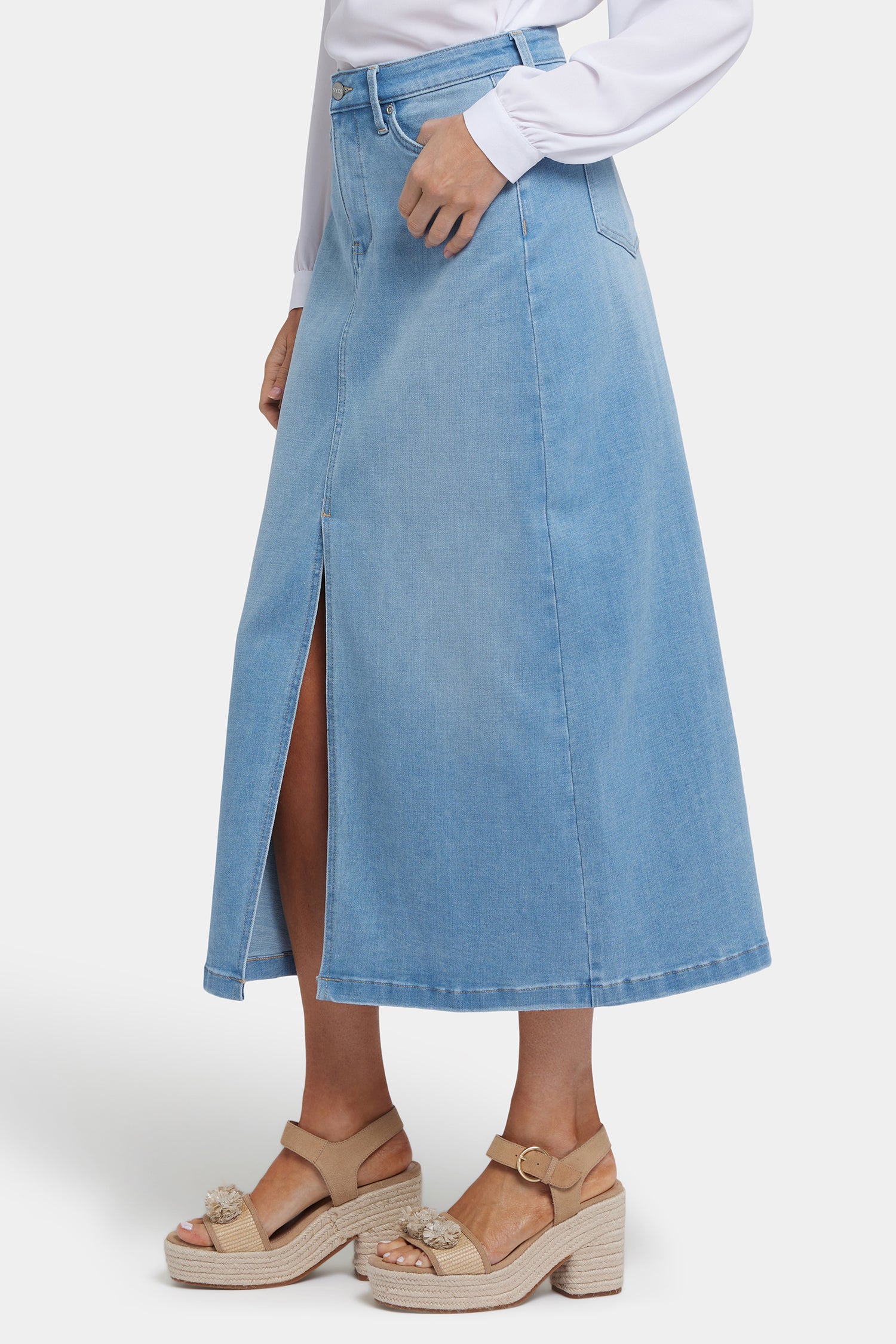 Elegant High Rise Long Skirt for Women - Flowy Canary Yellow Beach Skirt | Perfect for Summer Vacations, Beach Outings, and Casual Wear