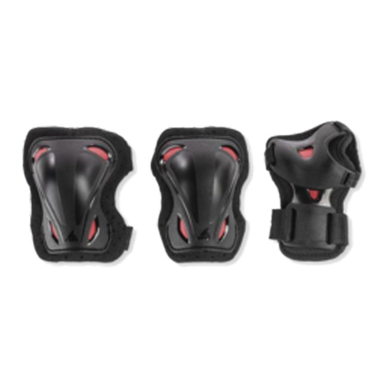 Rollerblade Microblade Combo Skates - Black/Red Inline Skates for Kids & Adults - Perfect for Outdoor Fitness, Recreation & Urban Skating