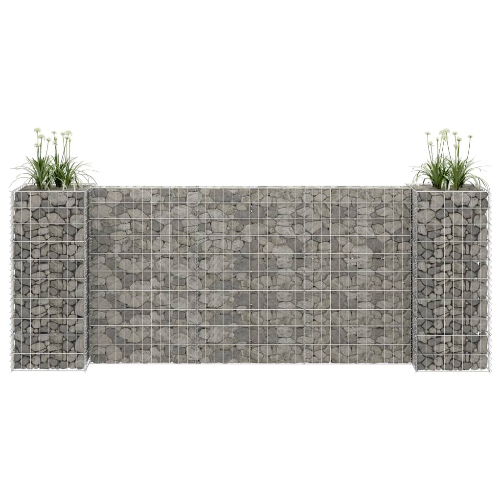 SKM H-Shaped Gabion Planter - Heavy Duty Steel Wire Mesh (223.6
