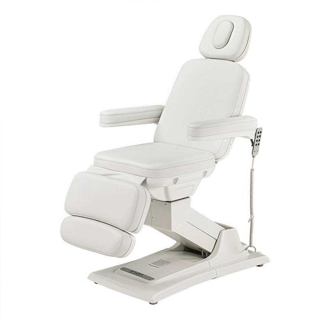 German Dewert® Motor Sonora 240 4-Motor Electric Facial Bed - Professional SPA Beauty Massage Chair for Salon & Home Use - Hydraulic Adjustable Facial Treatment Table with Quiet Operation