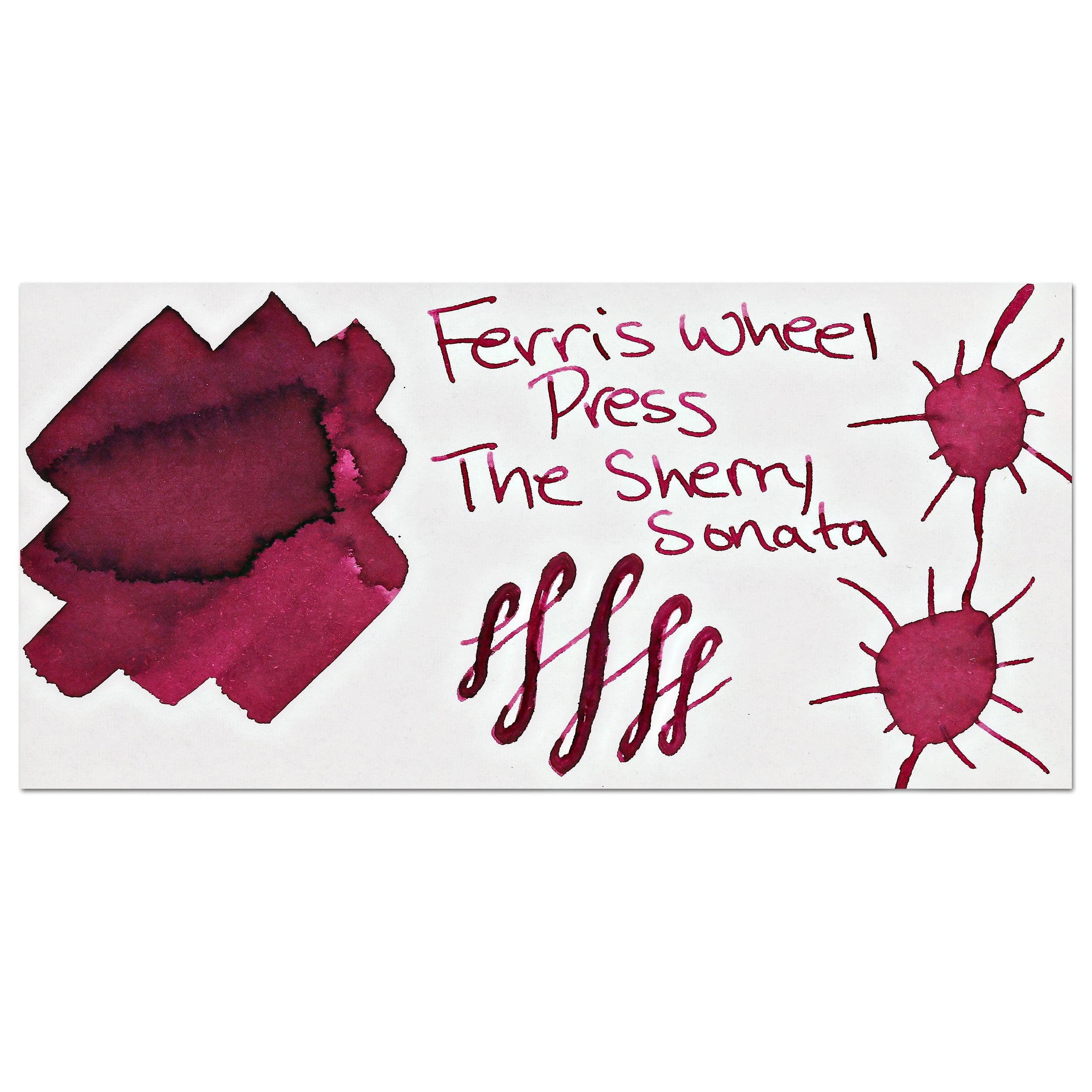 Ferris Wheel Press The Sherry Sonata Fountain Pen Ink Bottle - 38 mL Premium Writing Ink for Calligraphy, Journaling & Artistic Projects - Perfect for Pen Enthusiasts & Gift Giving