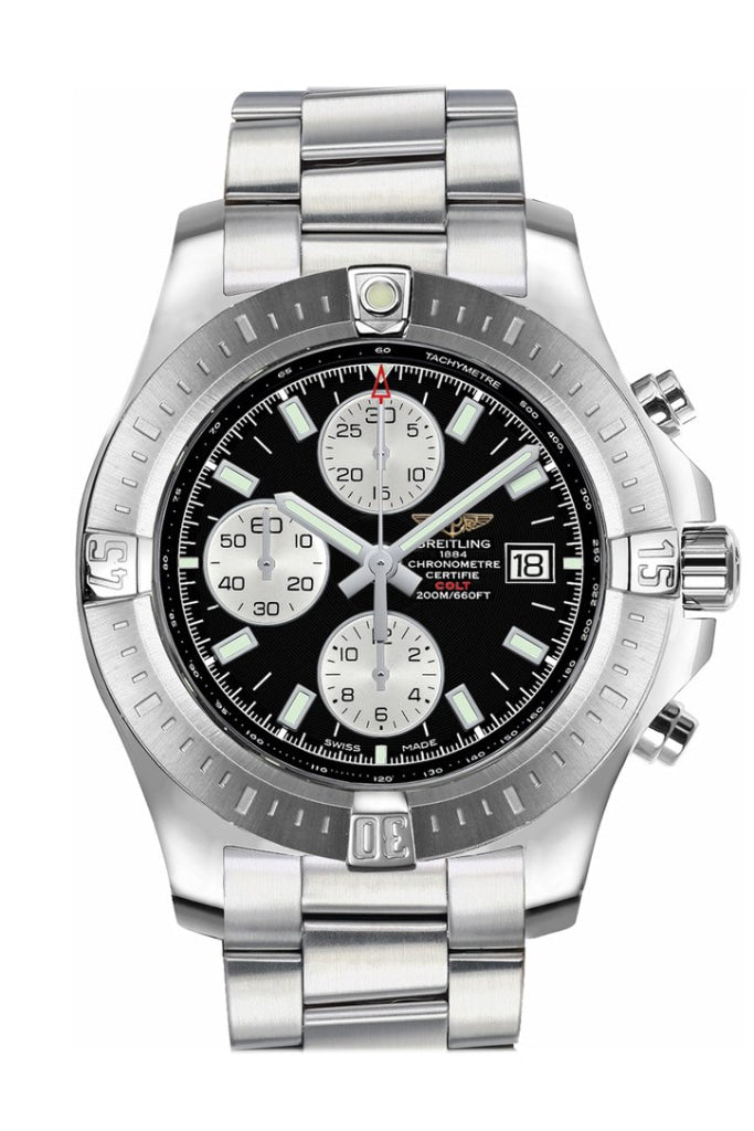 Breitling Colt Chronograph Automatic Men's Watch A1338811 - Swiss Luxury Timepiece for Diving, Aviation & Everyday Wear