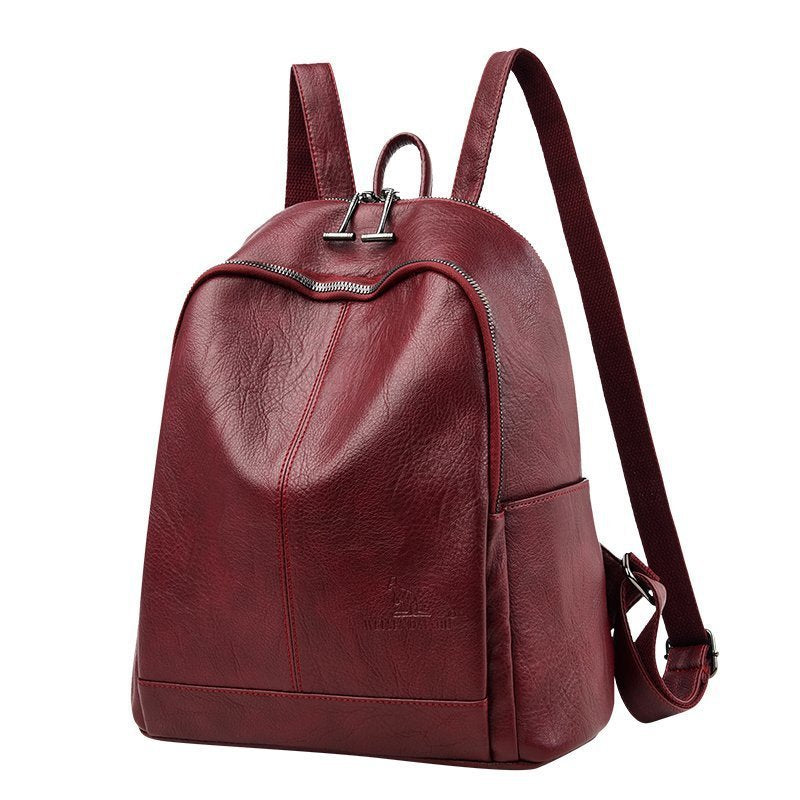 Vegan Leather Women's Backpack - Stylish & Eco-Friendly Laptop Bag for Work, Travel & College | Water-Resistant & Lightweight