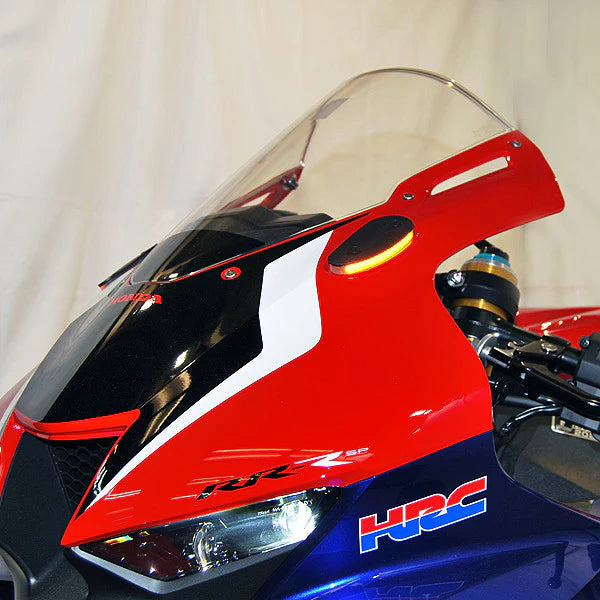 Honda CBR1000RR R Mirror Block Off Turn Signals Kit (2021-2023) - Motorcycle Accessories for Racing & Street Performance
