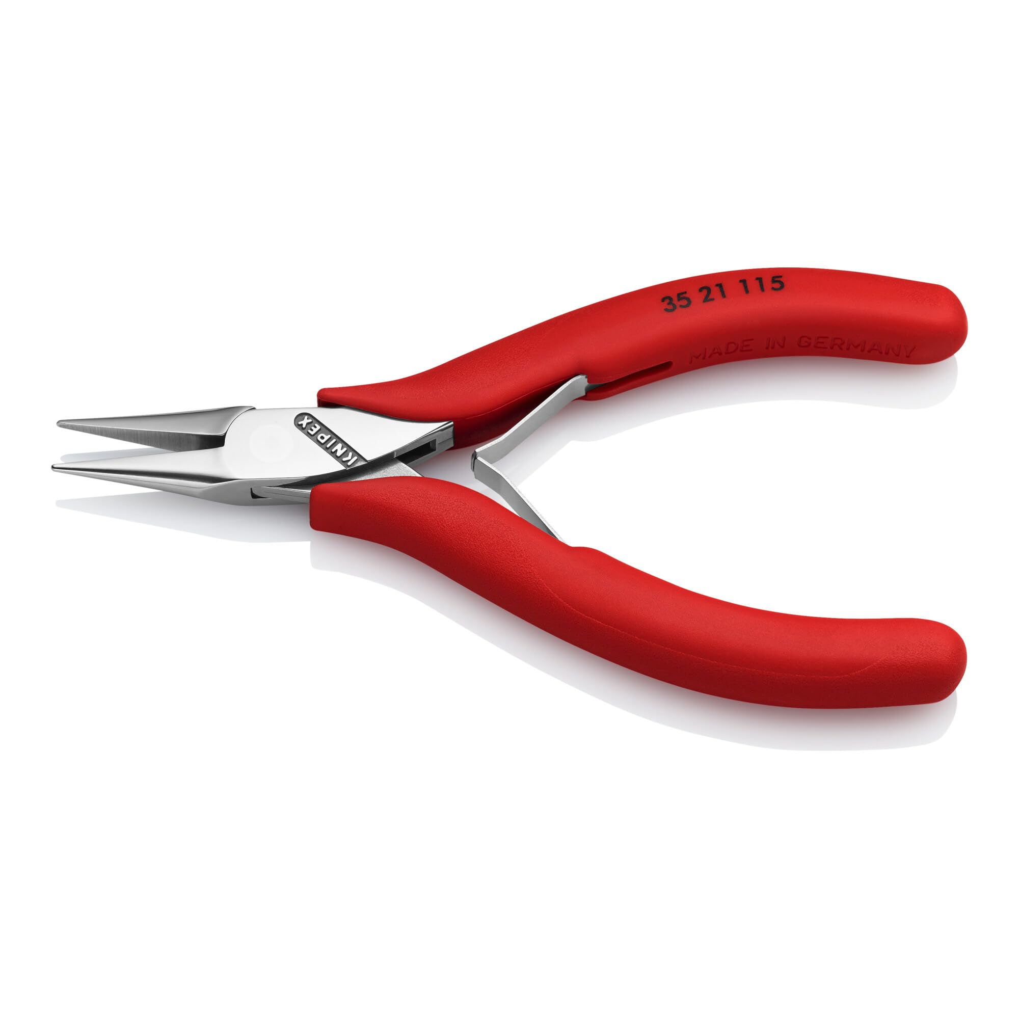 Knipex 35 21 115 Electronics Pliers with Half-Round Jaws - Precision Wire Stripping & Cutting Tool for DIY, Jewelry Making & Electrical Work