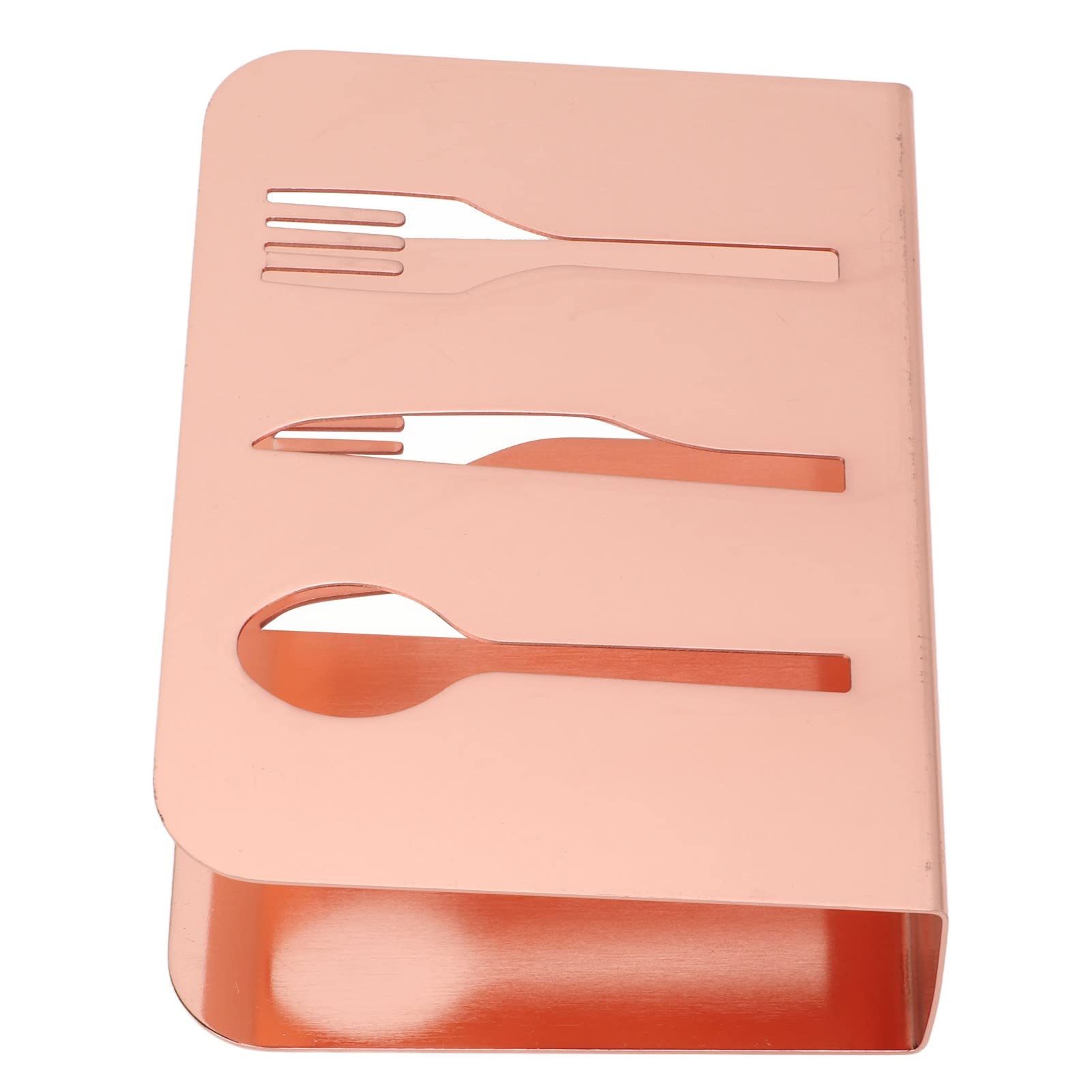 Stainless Steel Napkin Holder - Rose Gold Paper Napkin Dispenser for Home, Hotel & Bathroom | Elegant & Durable for Dining, Kitchen & Party Use