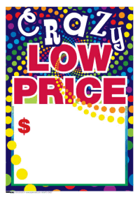 100-Pack Sale Tags - Wholesale Pricing for Retail Stores & Boutiques - Perfect for Clearance Sales, Discount Promotions & Seasonal Markdowns
