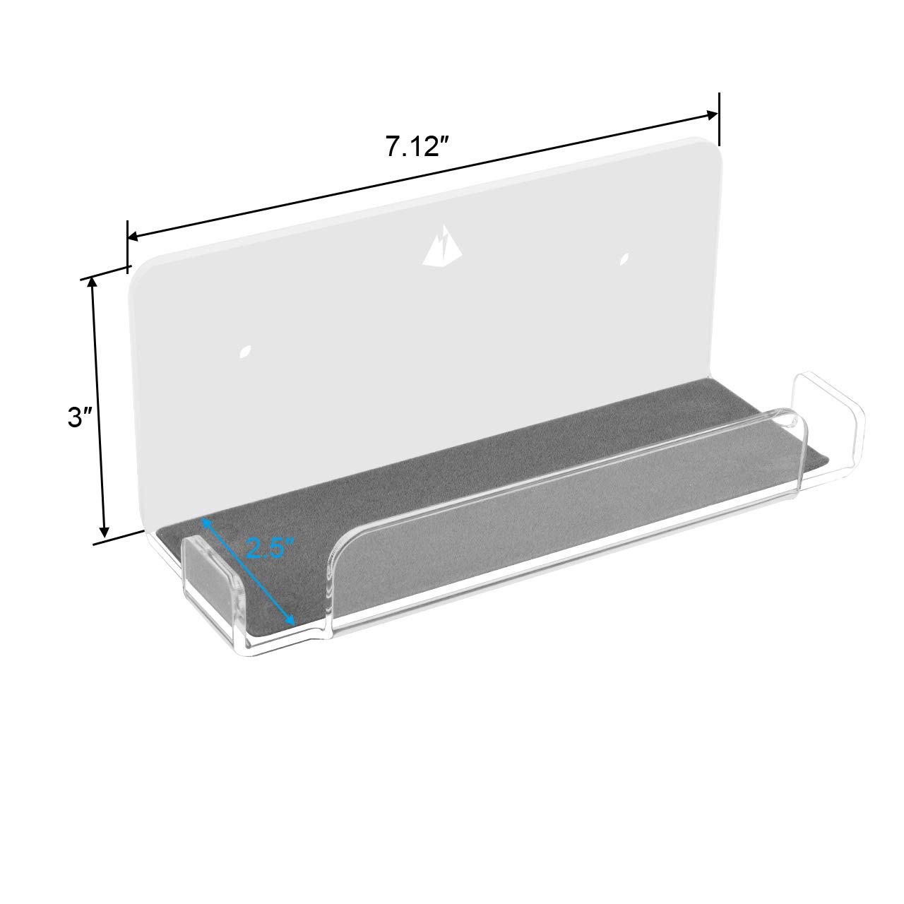 Nintendo Switch Dock Wall Mount Holder - Silky White & Transparent Adhesive Floating Shelf for Switch Console | Perfect for Bedroom, Living Room & Gaming Setup Space Saving Solution