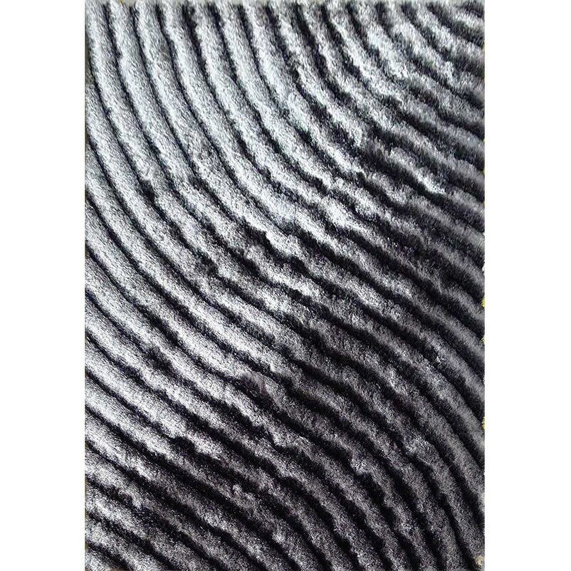 3D Shaggy Hand Tufted Area Rug 3'6