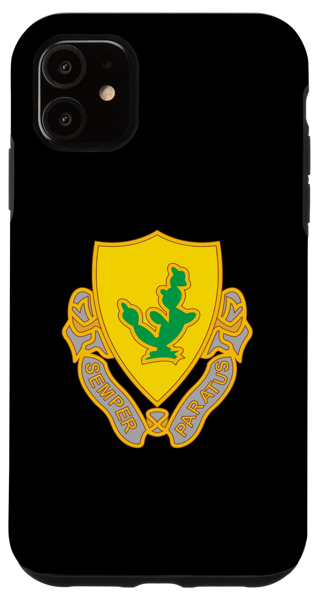 iPhone 11 12th Cavalry Regiment Military Design Protective Case - Durable Phone Cover for Army Veterans & Military Enthusiasts | Perfect for Outdoor Adventures, Daily Use & Gift Giving