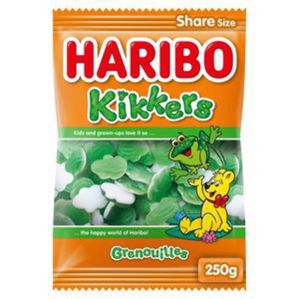 HARIBO Gummy Candy Frogs - 8.8oz Bag | Classic German Fruit Flavored Chewy Sweets | Perfect for Halloween Treats, Party Favors & Movie Night Snacks