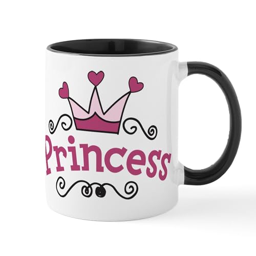 White/Black Inside - Princess Crown Mug