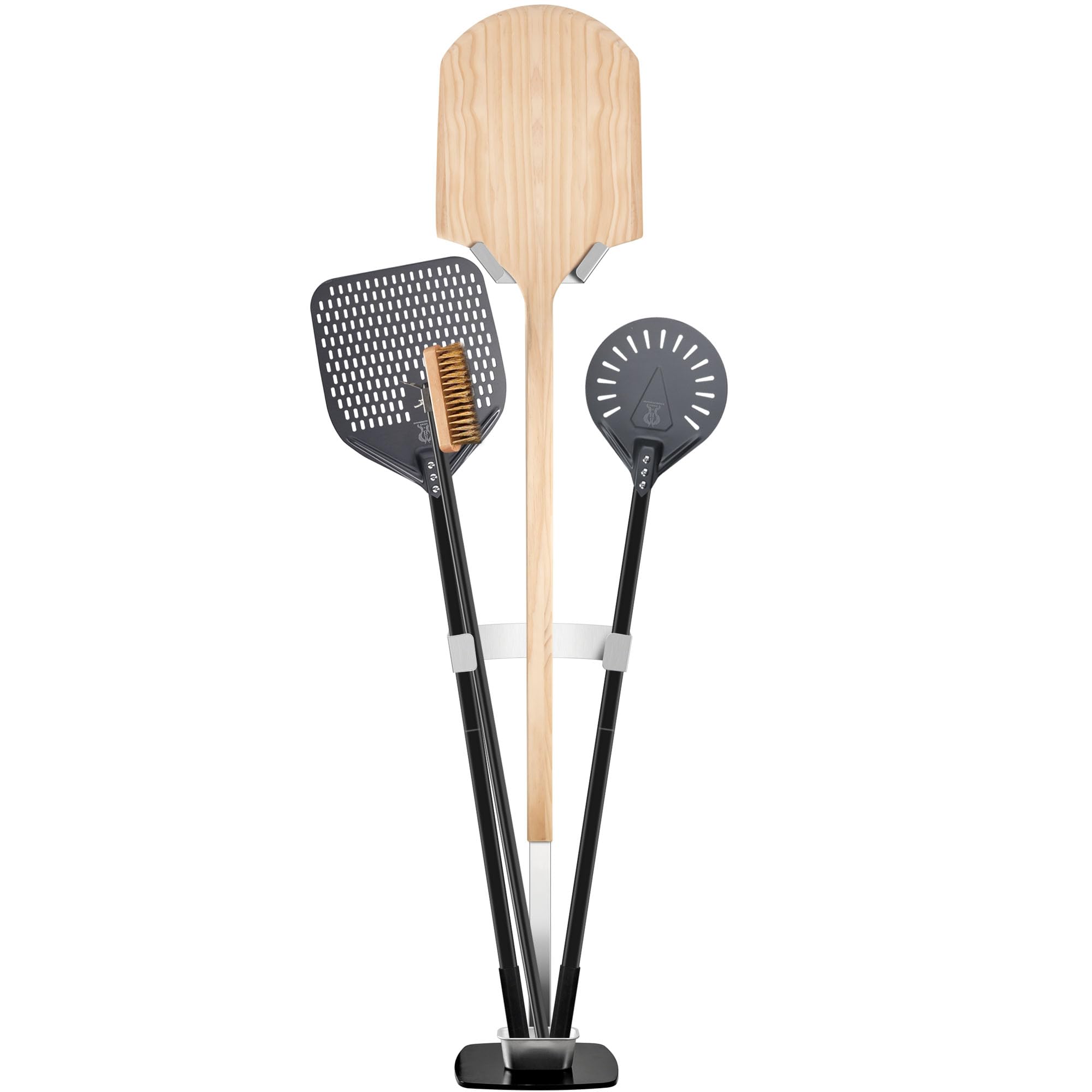 Stainless Steel Pizza Peel Rack with Heavy Duty Metal Base - 70