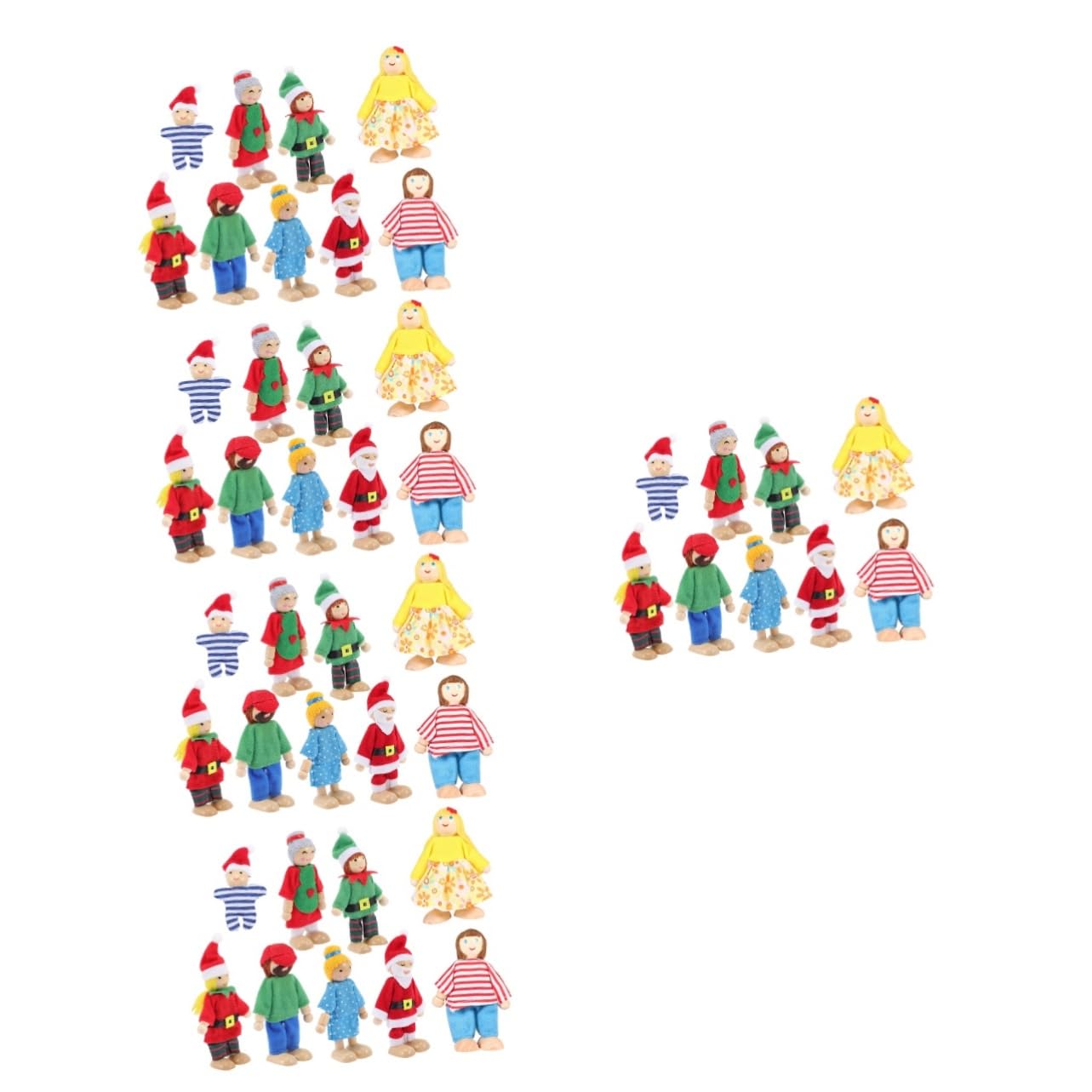 iBasenice 45-Piece Calming Hand Puppet Set for Kids - Sensory Toys, Brain Development, Christmas Puppets for Toddlers & Children - Perfect for Storytelling, Play Therapy & Holiday Gifts