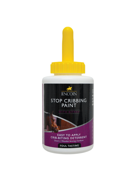 Lincoln Stop Cribbing Paint - Horse Stall Anti-Chewing Solution | Protects Wood & Metal Fences | Perfect for Barns, Stables & Pastures