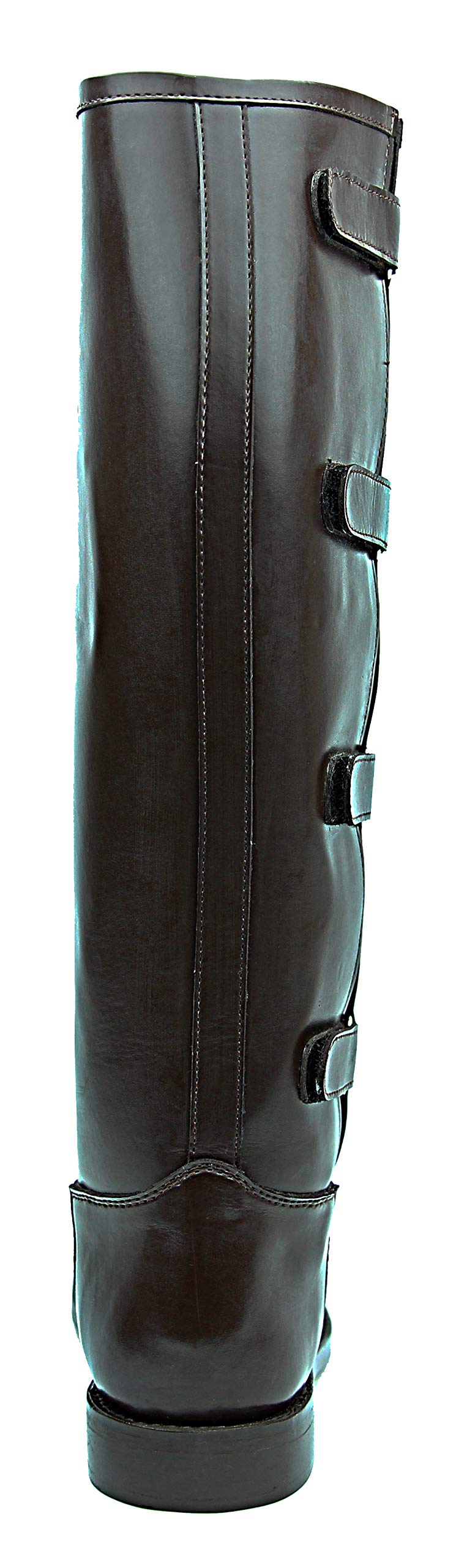 Women's Knee High Leather Equestrian Riding Boots - Brown Tall Boots for Horseback Riding & Outdoor Activities - Perfect for Polo, Dressage & Country Fashion