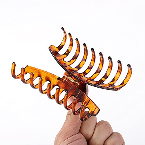 Dorakitten Acrylic Hair Claw Clips 4PCS - Strong Hold Large Hair Clips for Women, Fashion Hair Barrettes & Jaw Clips - Perfect for Ponytails, Buns & Updos (Modern Hair Accessories)