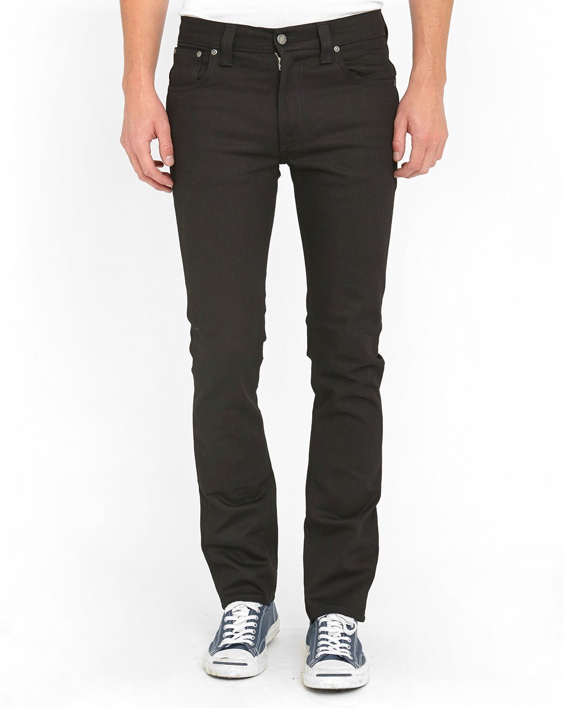 Nudie Jeans Men's Thin Finn Slim Fit Stretch Denim Jeans - Comfortable & Stylish for Casual Wear and Night Out
