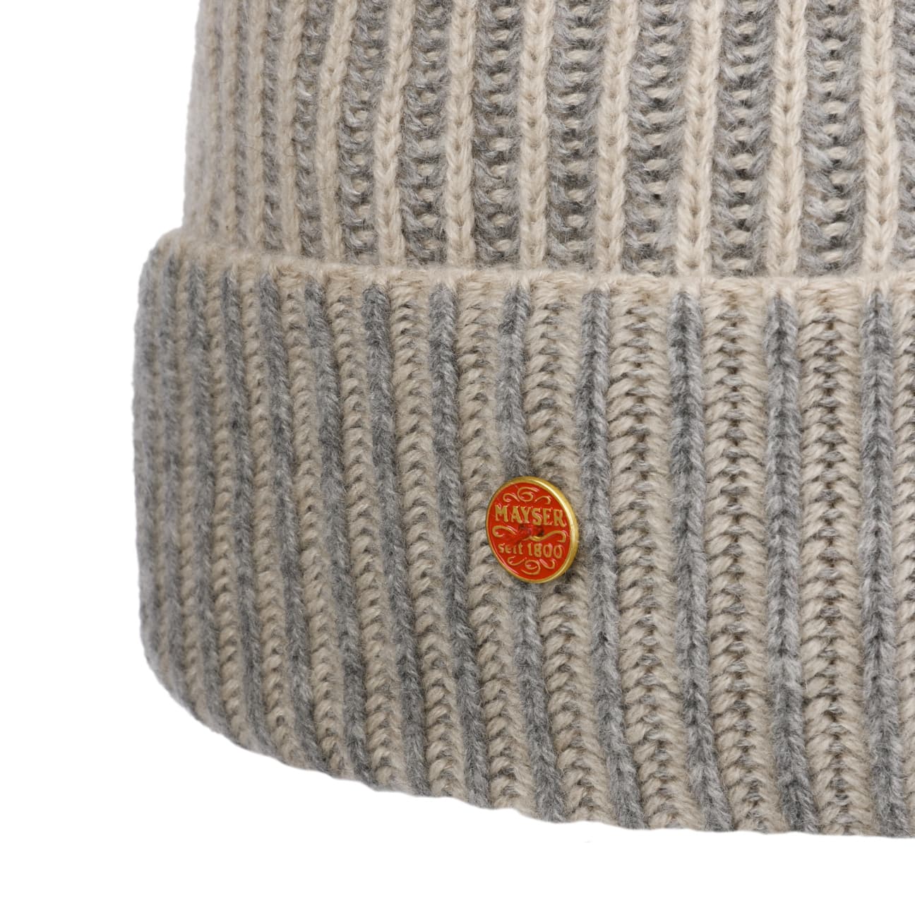 Premium Harper Cashmere Beanie Hat by Mayser - Soft Winter Knit Hat for Women & Men - Cozy Cold Weather Accessory for Skiing, Snowboarding & Outdoor Activities