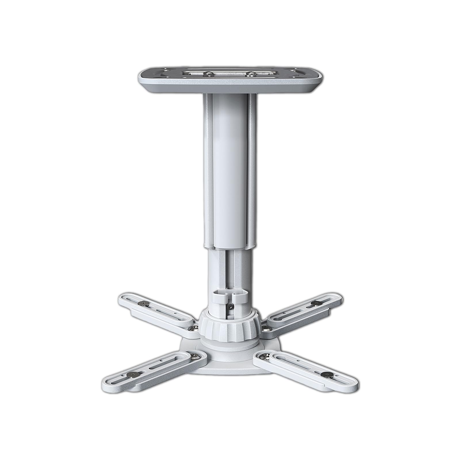 Universal Projector Ceiling Mount Bracket - Adjustable Height Extendable Arms for Home Theater & Office - Compatible with Most Projectors - Perfect for Movie Nights & Business Presentations
