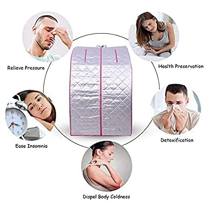 4Beauty Portable Home Steam Sauna Spa - 800W Fast Heating Facial Steamer with 60-Min Timer for Relaxation & Skin Care - Perfect for At-Home Spa, Detox & Beauty Therapy