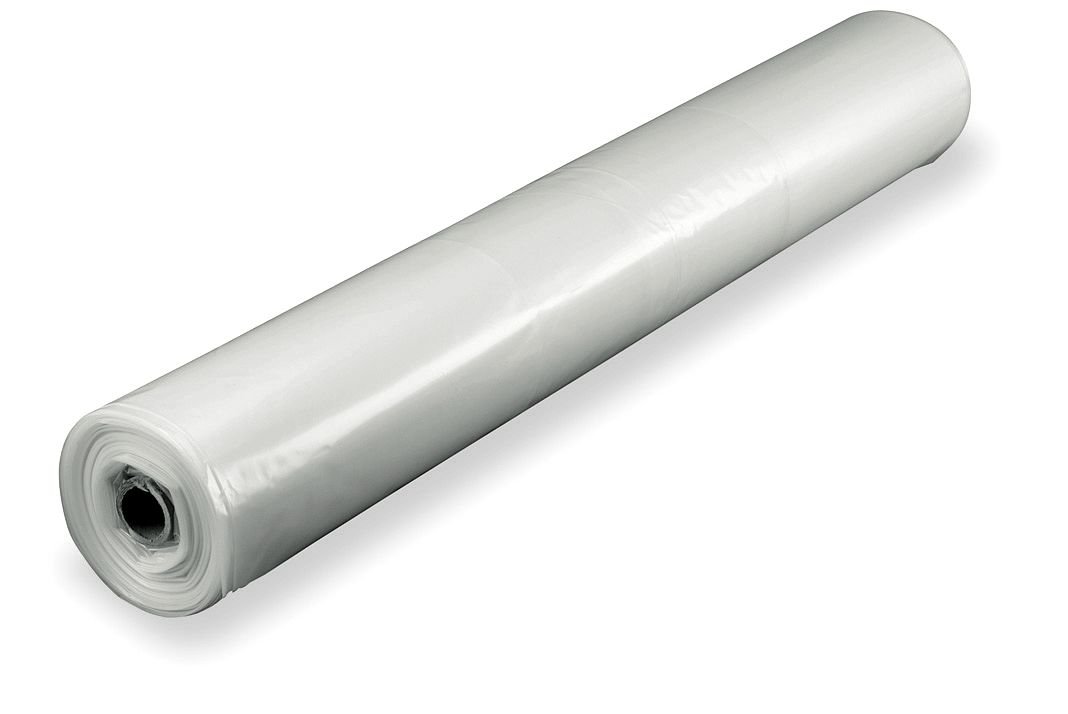 6Mil Clear Construction Film - Heavy Duty Plastic Sheeting for Home Renovation, Painting, Floor Protection & Weatherproofing