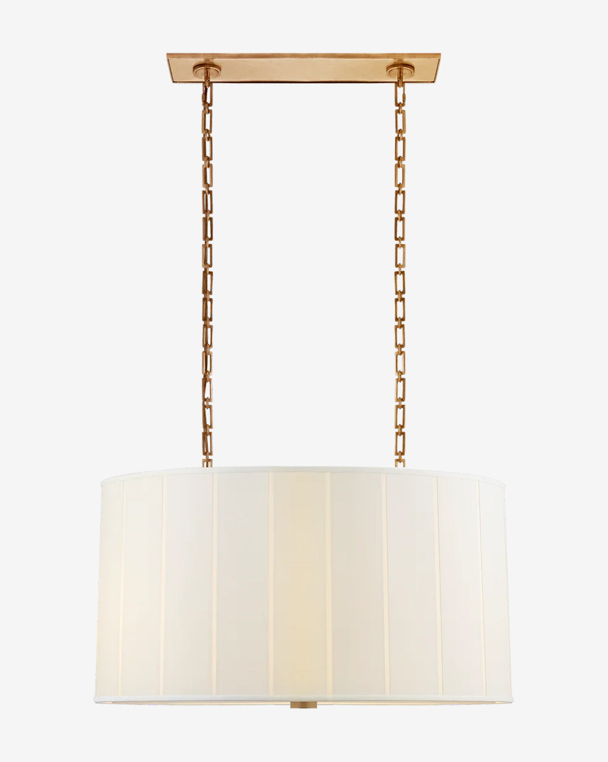 Perfect Pleat Oval Hanging Shade - Elegant Window Treatment for Living Room, Bedroom & Kitchen Decor
