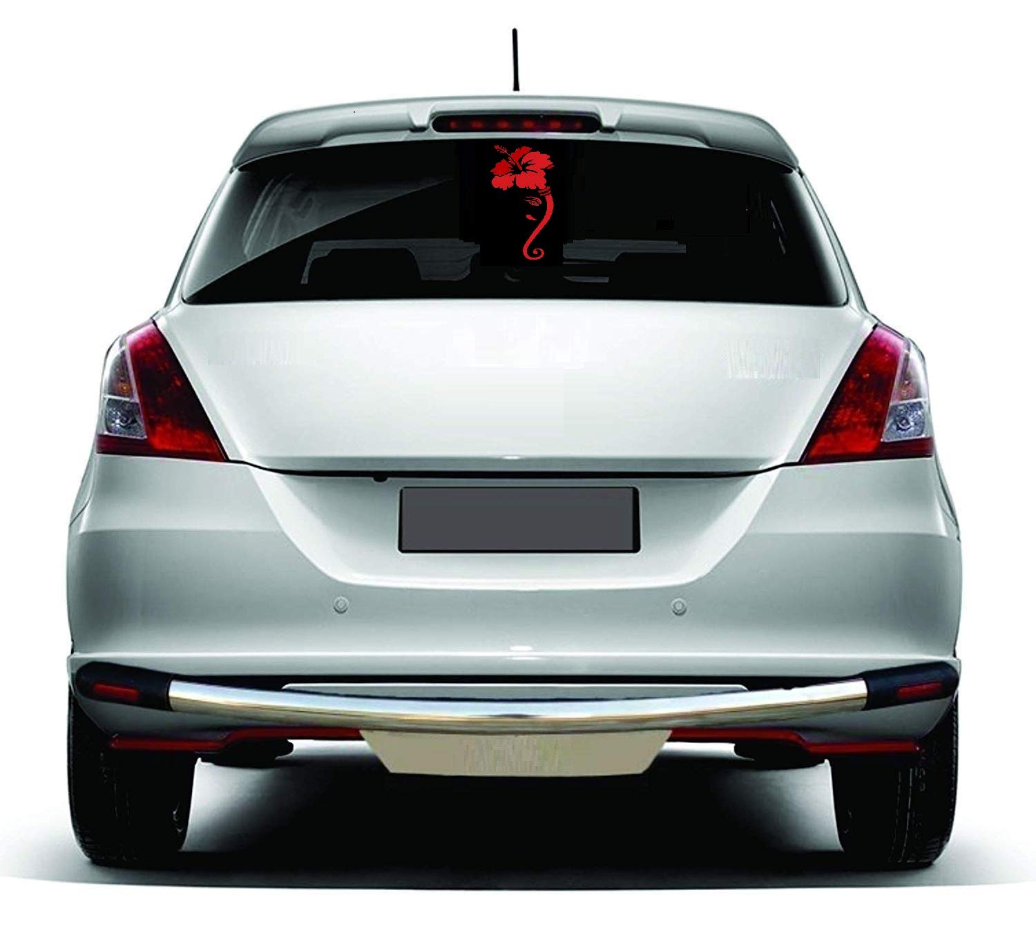 Lord Ganesha Car Decal - Religious Vinyl Sticker for Vehicles (28x15cm) - Perfect for Car Windows, Laptops & Spiritual Decor