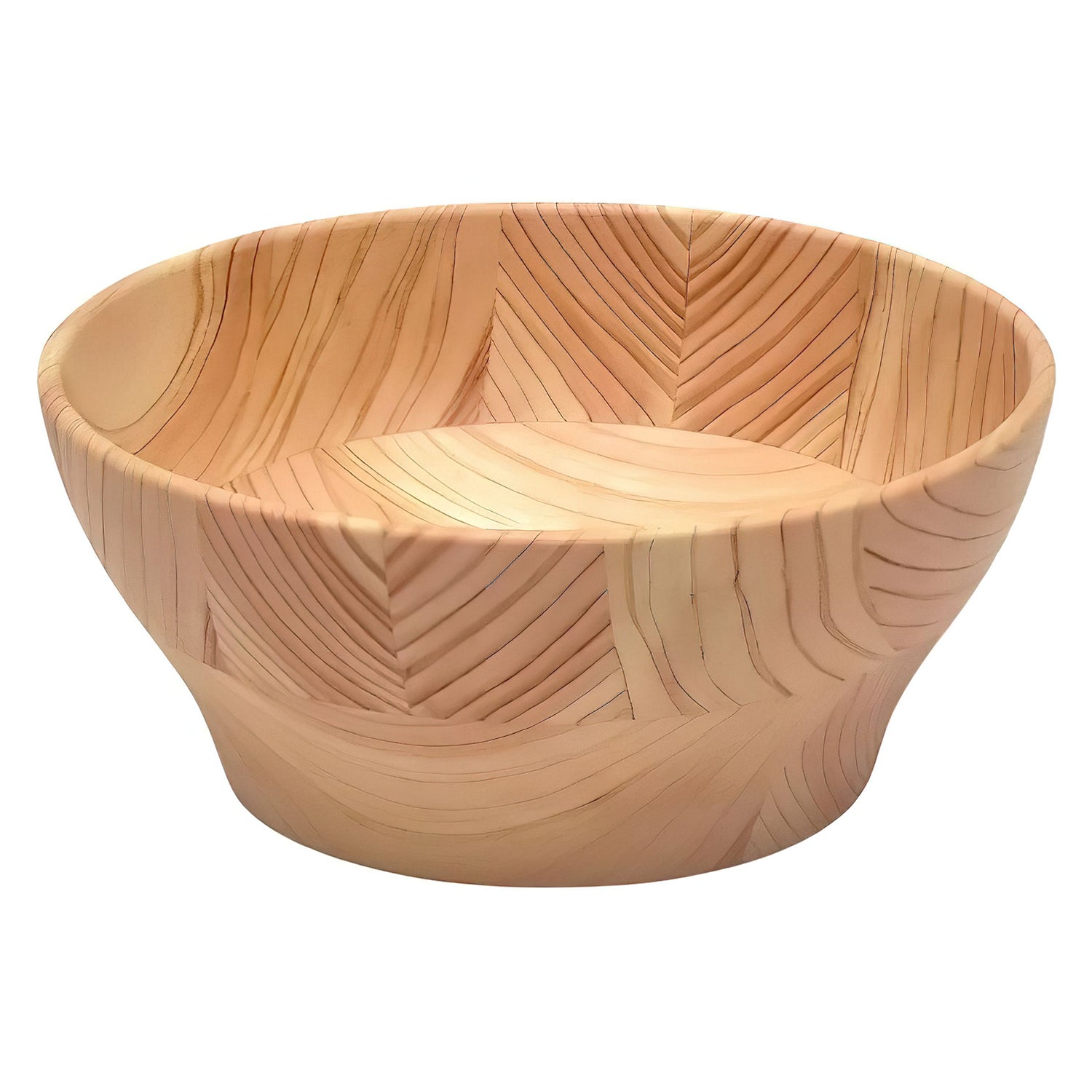 Premium Japanese Yosegi Don Wooden Bowl - Handcrafted Wooden Rice & Soup Bowl - Perfect for Sushi, Ramen, and Asian Cuisine - Elegant Home & Restaurant Dining