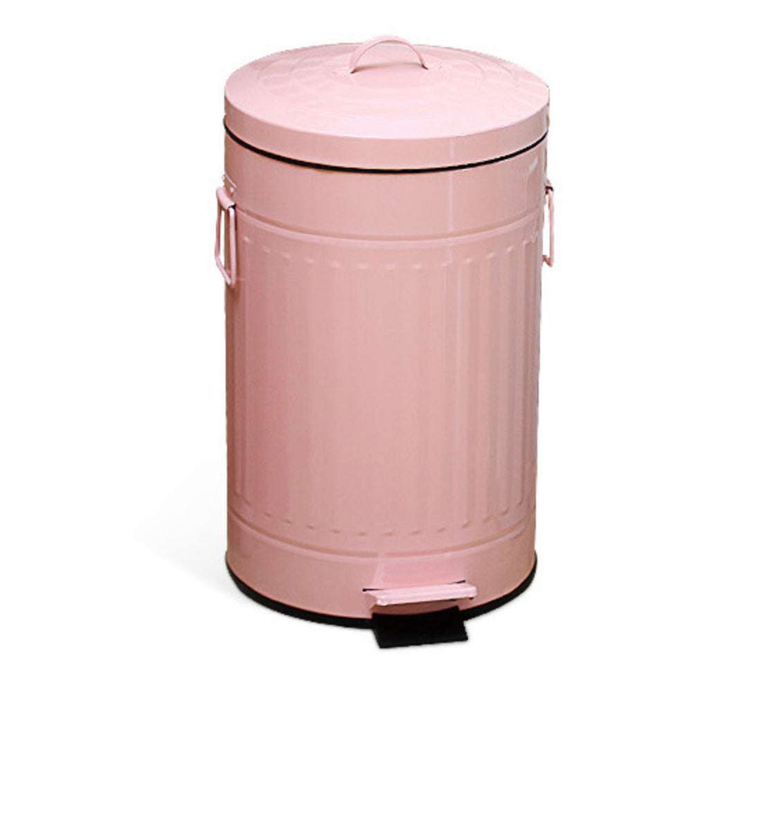 12L Soft Closing Pedal Trash Can - Pink Stainless Steel Kitchen Garbage Bin with Foot Pedal, Odor Control & Quiet Lid - Perfect for Home, Office, Bathroom & Nursery