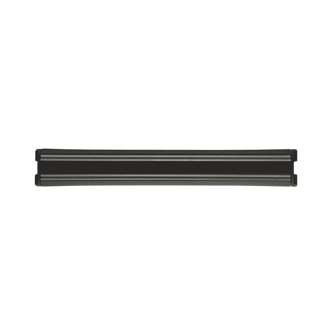 ZWILLING J.A. Henckels 11.5-Inch Magnetic Knife Holder - Strong Magnetic Knife Strip for Kitchen Countertop & Wall Mount - Secure Storage for Chef Knives, Scissors & Metal Utensils (Black, Model 32621-300)