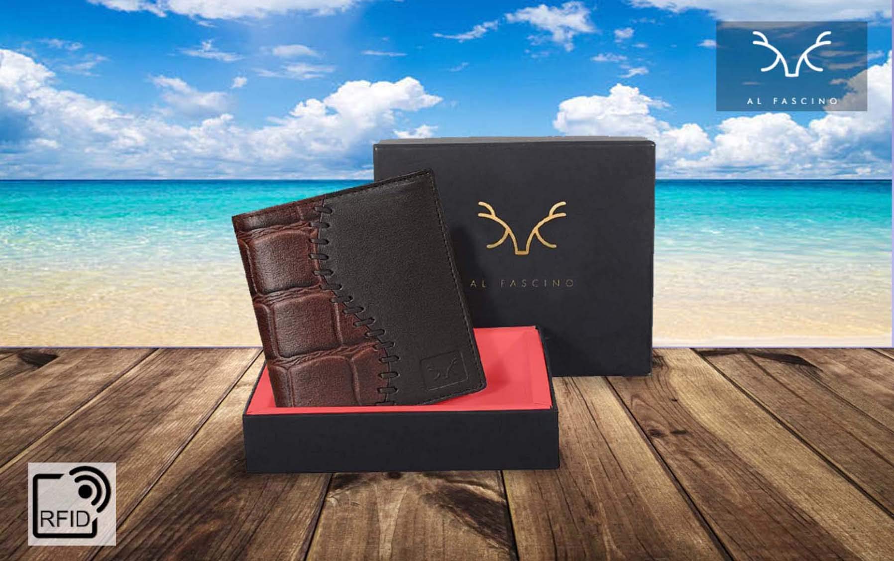Premium Genuine Leather RFID Blocking Wallet for Men - Slim Bifold Credit Card Holder with Money Clip | Ideal for Business, Travel & Everyday Use
