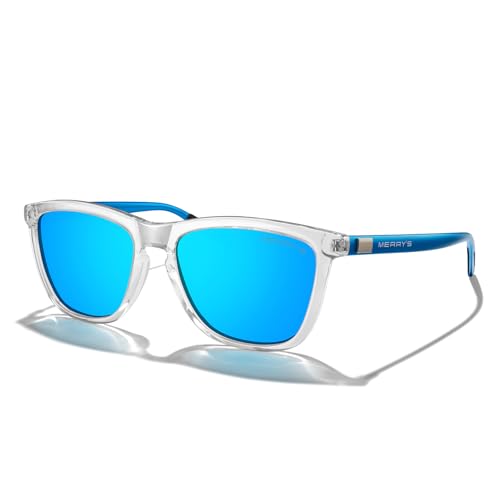 Tra Frame/Blue Temples/Blue Mirror Lens