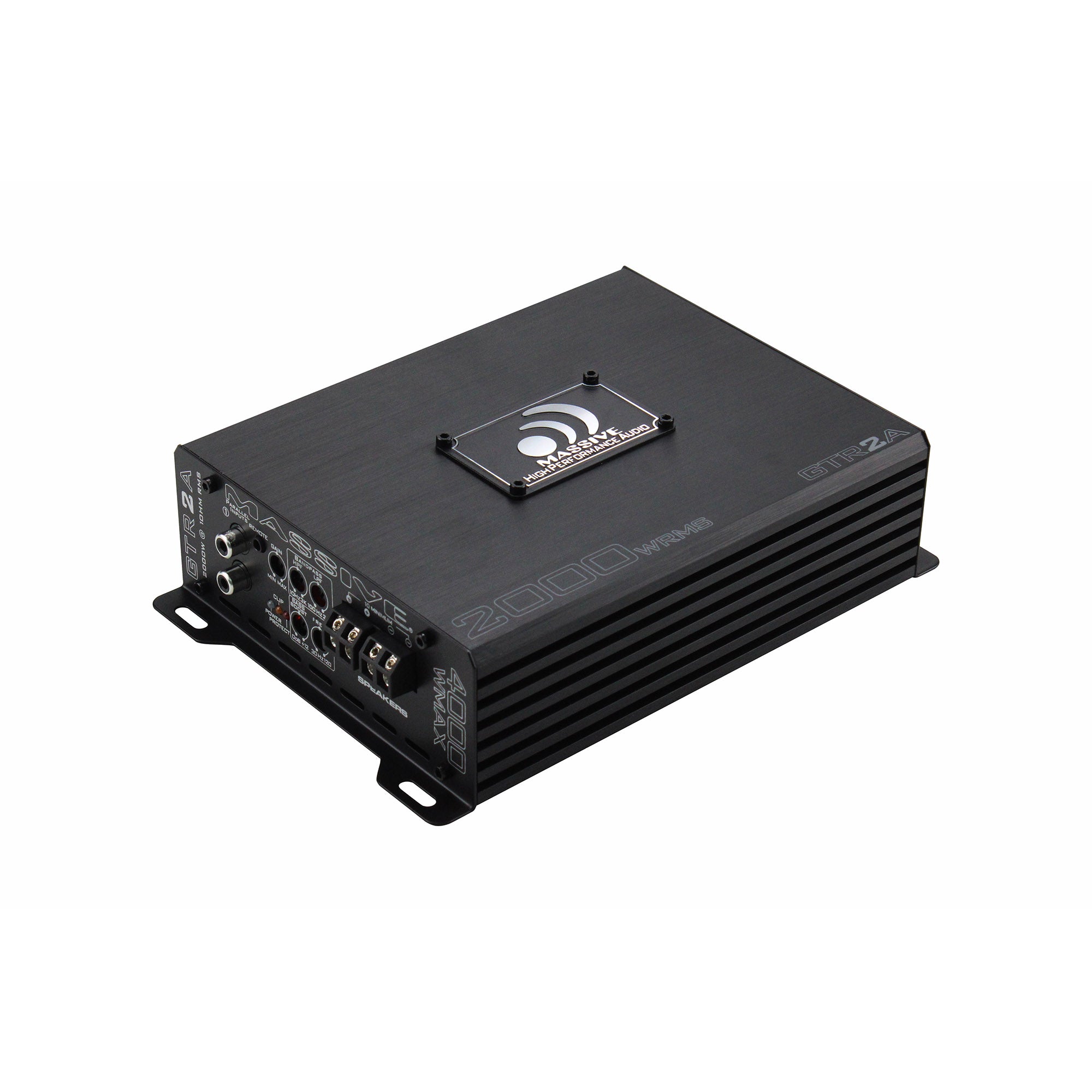 GTR2A 2030 Watt RMS Mono Block Amplifier 1 Ohm GT Series Full Range Car Audio Amp with Bass Remote - Perfect for Car Audio Systems & Bass Boost