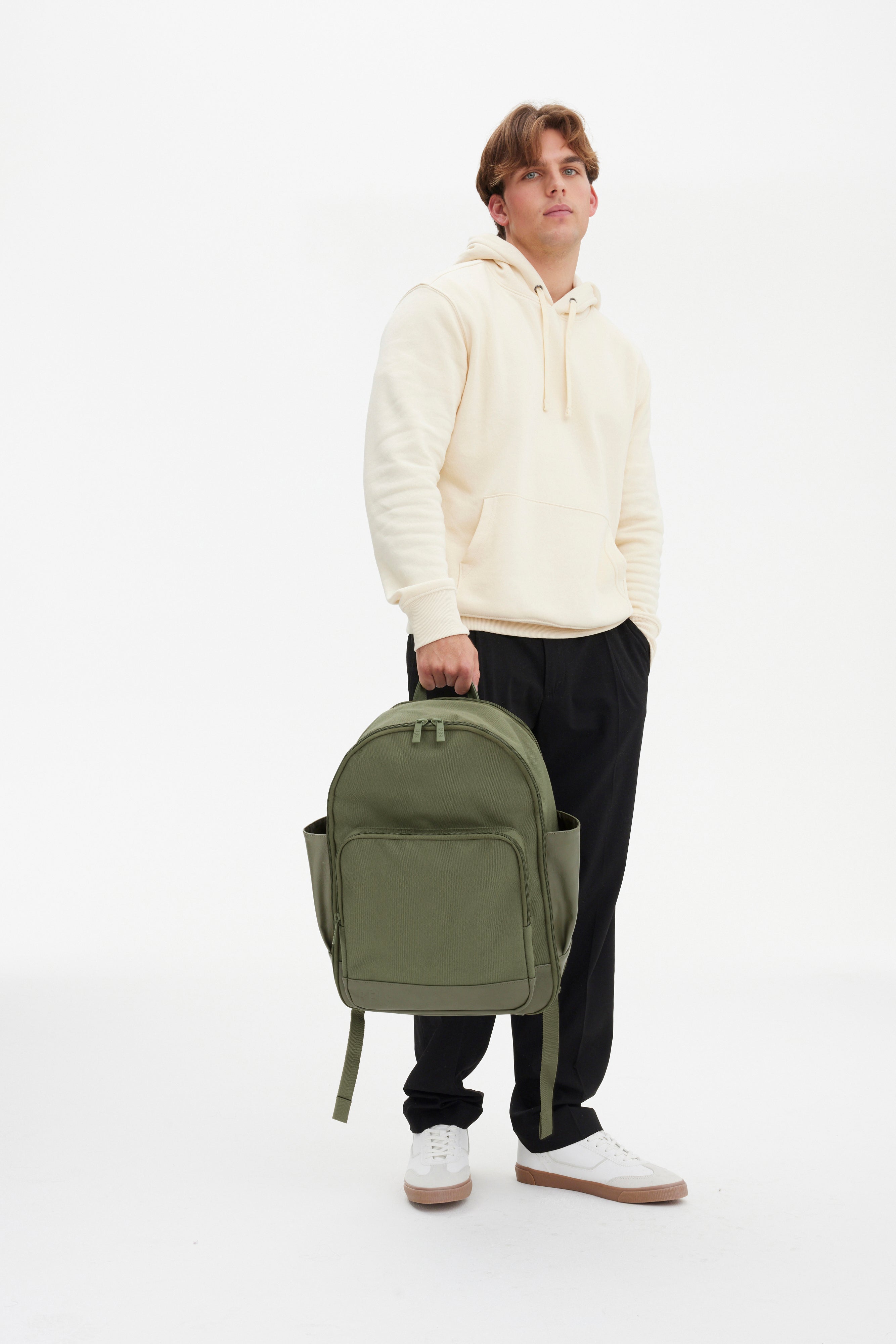 Premium Olive Travel Backpack - Lightweight Durable Carry-On Backpack for Men & Women | Perfect for Hiking, Business Trips & Airplane Travel