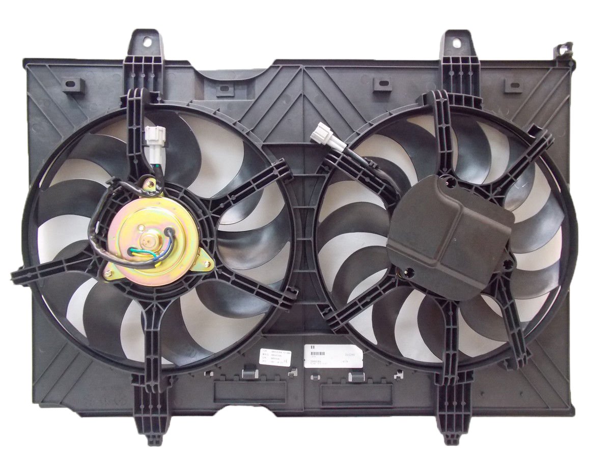 Nissan Rogue Radiator Fan & Condenser Fan Replacement - Compatible with Part #NI3115137 - Perfect for Engine Cooling & AC System Maintenance