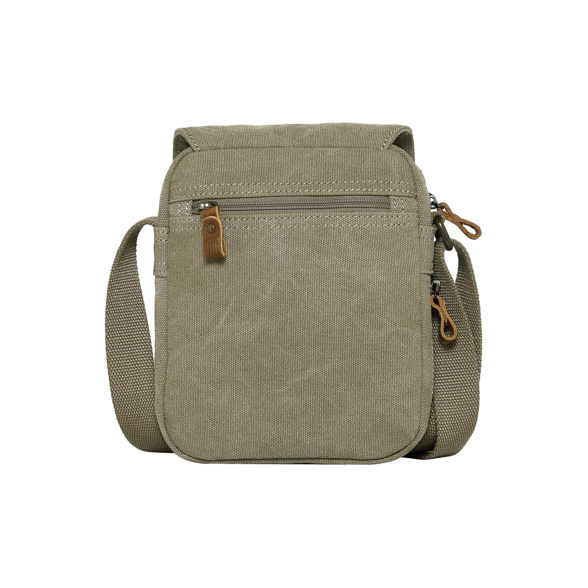 TRP0239 Troop London Classic Canvas Crossbody Bag - Stylish & Durable for Travel, Work & Everyday Use