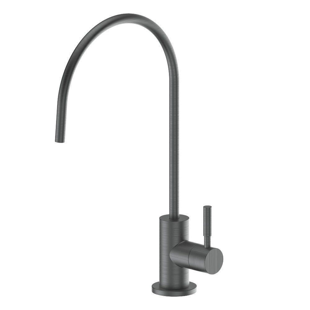 ZLINE Single Handle Drink Faucet in Gun Metal Finish - Premium Bar Faucet for Water Dispenser, Soda Machine & Beverage Center - Perfect for Home Bar, Kitchen & Commercial Use