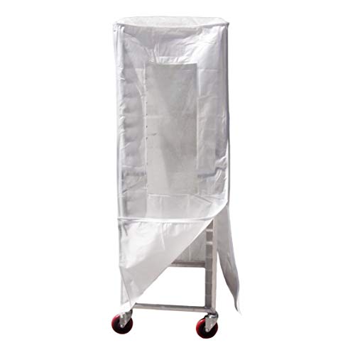 Curtron Plastic Zipper Cover for 20 Pan Bun Pan Rack - Durable Food Storage Protector for Commercial Bakeries & Restaurants