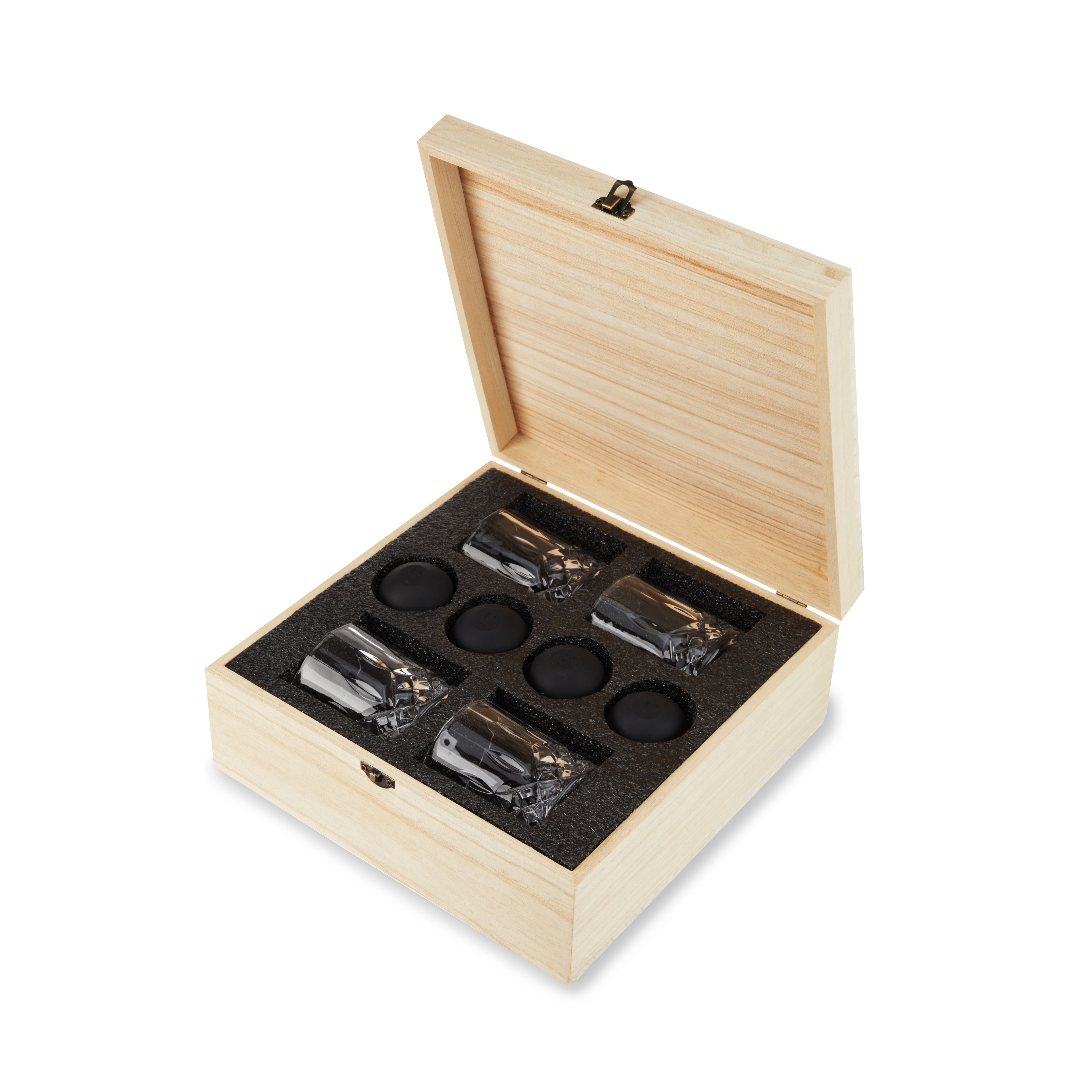 Premium 8-Piece Ice Sphere Mold Set with Crystal Clear Rocks Glasses - Perfect for Whiskey, Bourbon & Cocktail Entertaining at Home