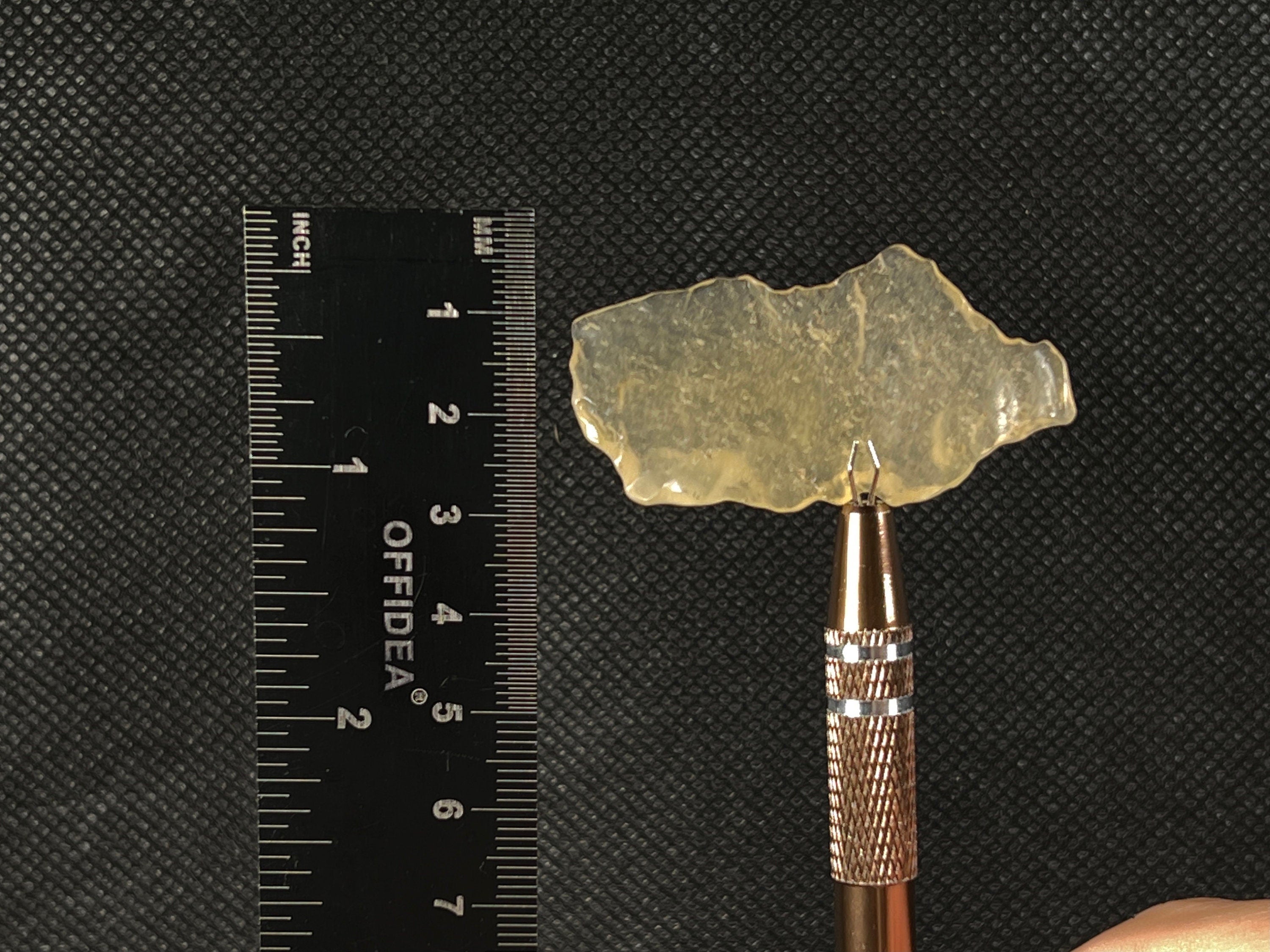 Libyan Desert Glass Raw Crystal - Rare 7.5g Natural Stone for Chime Making, Unique Gift & Home Decor | Healing Crystals, Meditation & Spiritual Use