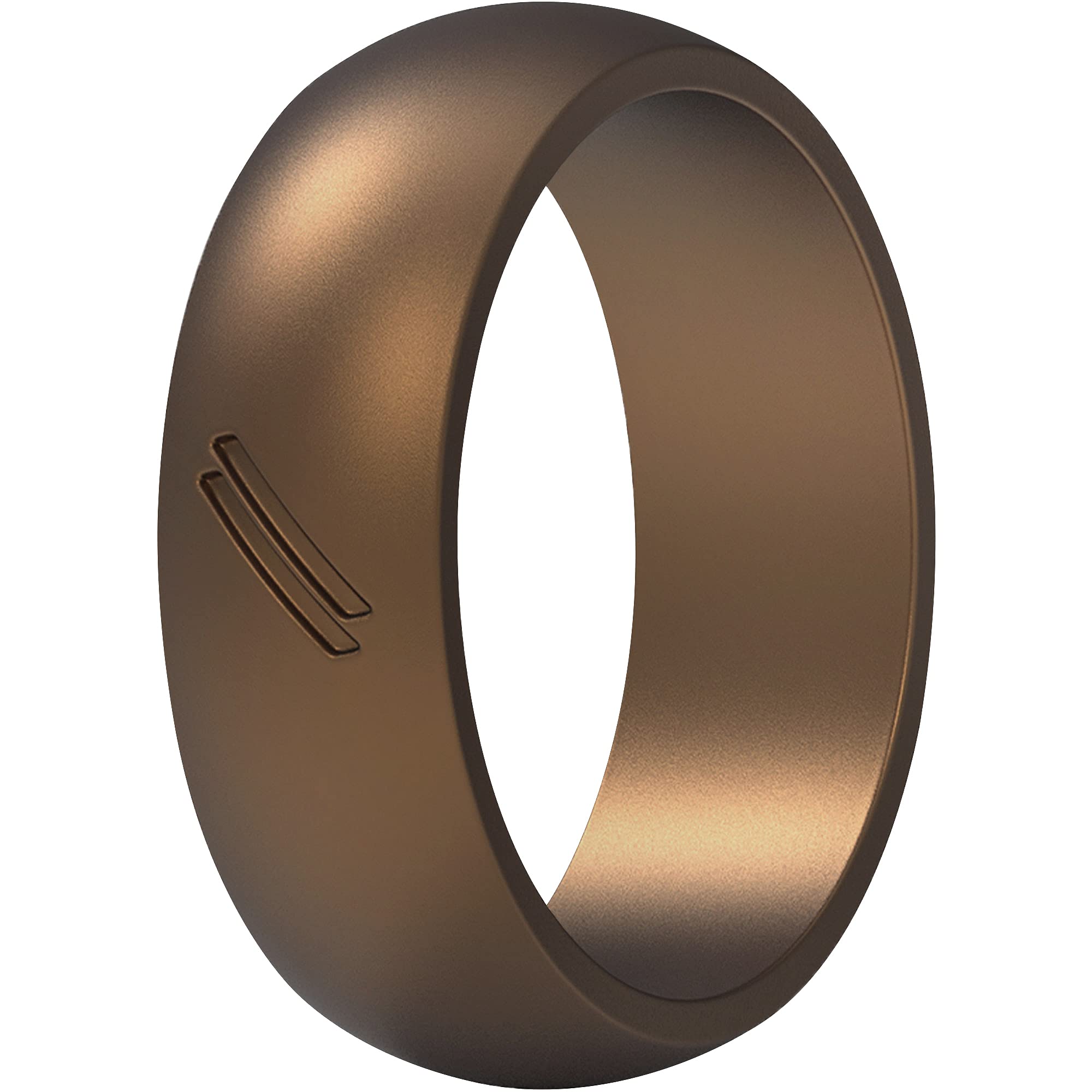 ThunderFit Men's Silicone Wedding Ring - 8.7mm Wide 2.5mm Thick Durable Rubber Band - Perfect for Gym, Swimming, Sports & Outdoor Activities