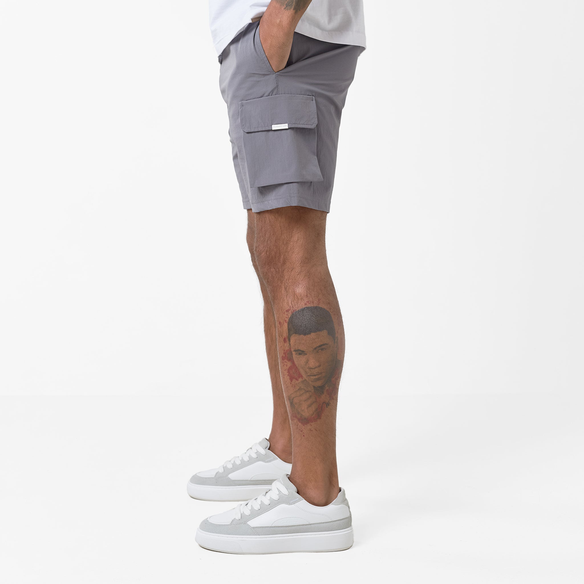 Premium Tech Cargo Shorts for Men - Comfortable & Durable Workout & Travel Pants with Multiple Pockets | Charcoal Grey | Perfect for Gym, Hiking, Outdoor Adventures & Casual Wear