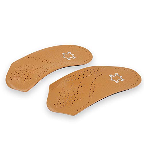 3/4 Length Orthotic Insoles with Metatarsal Pad & Arch Support - Cushioned Heel Pain Relief for Men & Women - Perfect for Running, Walking & Work Shoes