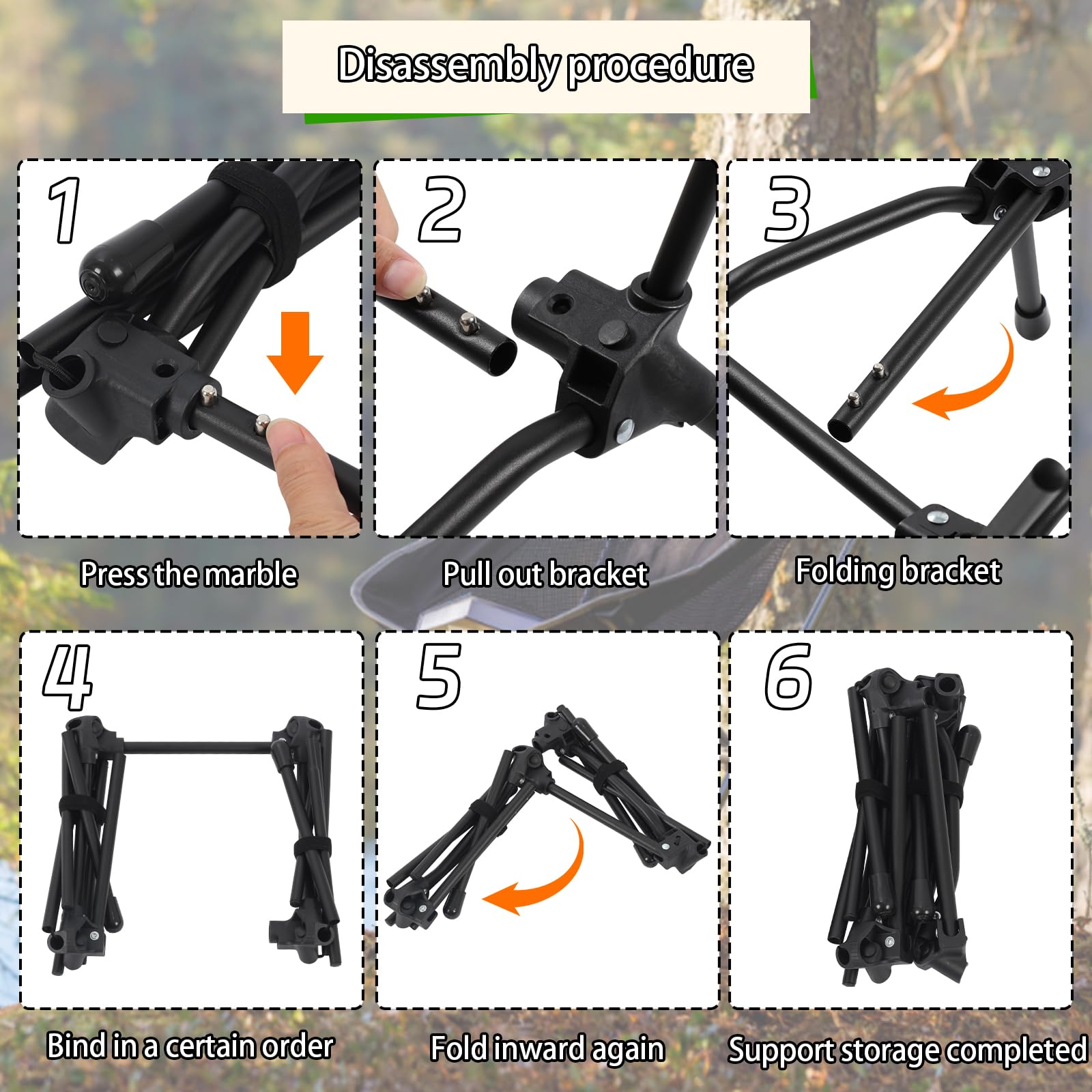Ultralight Portable Folding Camping Chair for Adults - Compact Beach Lawn Chair with Storage Pocket - Outdoor Backpacking Chair for Travel, Picnic, Hiking & Beach - Supports 330 lbs - Perfect for Camping Trips, Backyard Relaxation & Outdoor Adventures