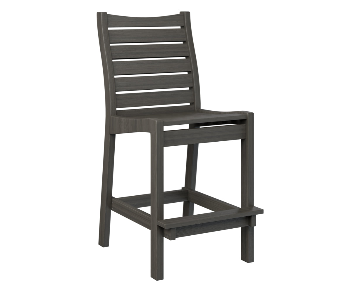 Berlin Gardens Bristol Bar Chair - Adjustable Height Outdoor Bar Stool for Patio, Deck, and Kitchen Counter - Perfect for Entertaining and Relaxing