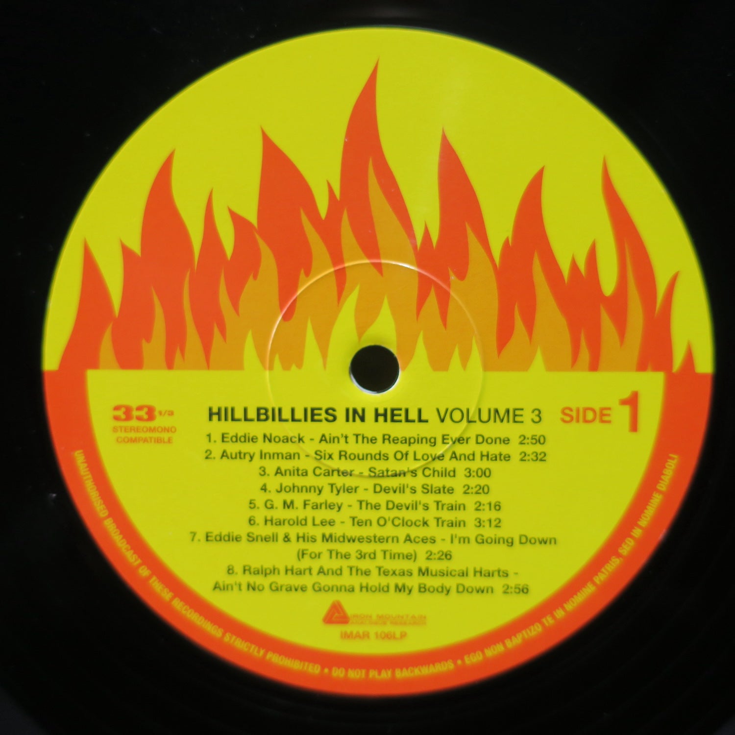 Hillbillies From Hell: Volume 3 (2017) Limited Edition Vinyl LP Record - Perfect for Punk Rock Collectors & Music Enthusiasts