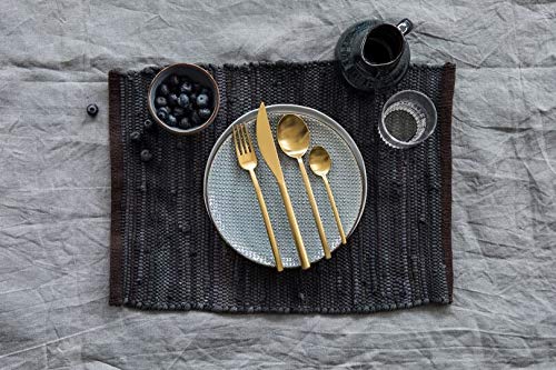 MEPRA Due Ice Oro 5-Piece Dinnerware Set - Elegant Medium Place Setting for Formal Dining, Dinner Parties & Special Occasions