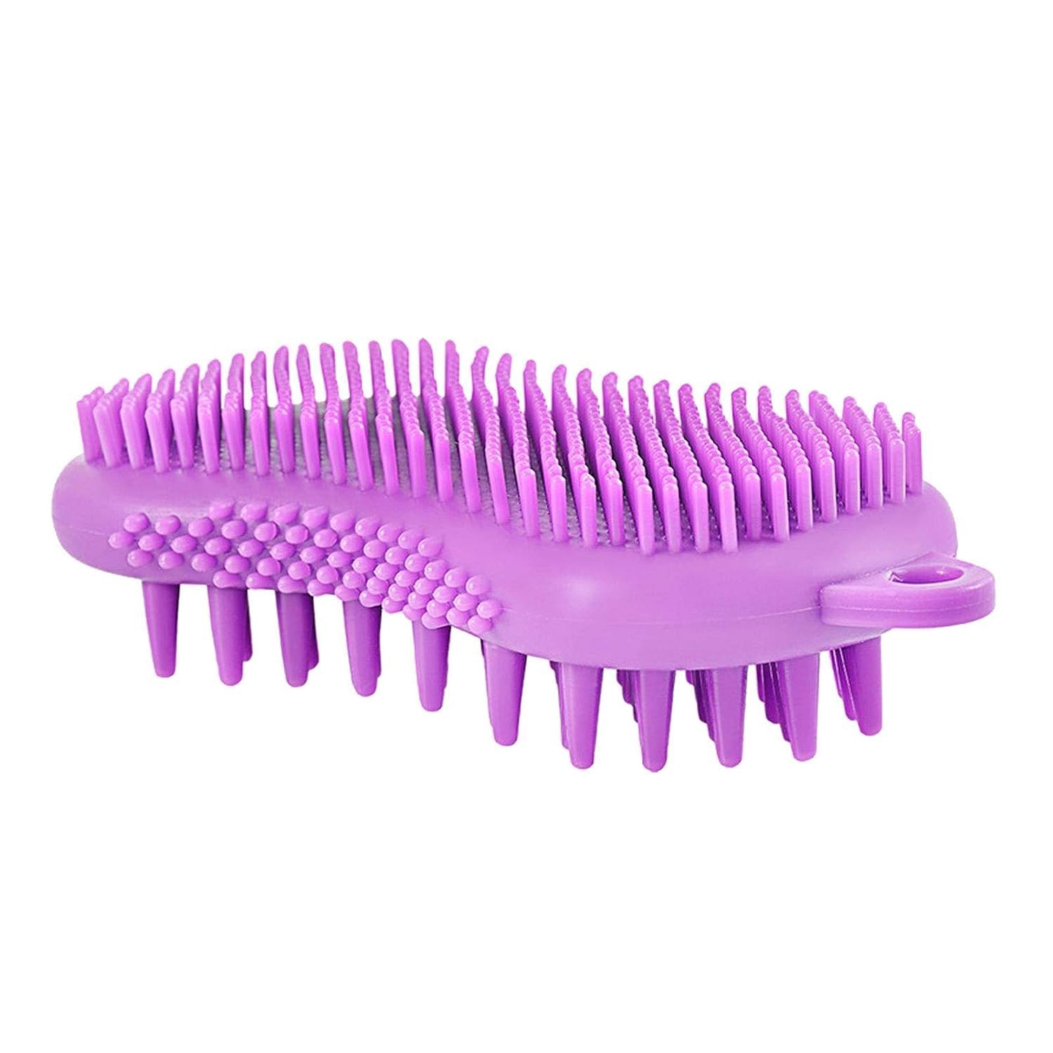 Toriox 3-in-1 Silicone Body Brush for Shower & Massage - Double Sided Exfoliating Brush for Women, Men & Baby Sensitive Skin - Easy Clean Bath Brush for Relaxation & Skin Care